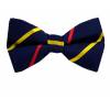 Self Tie Bow Tie Blue Self Tie