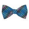 Self Tie Bow Tie Blue Self Tie