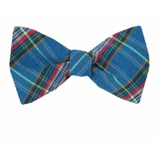 Self Tie Bow Tie Blue Self Tie