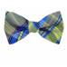 Self Tie Bow Tie Green Self Tie