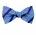 Self Tie Bow Tie Blue Self Tie