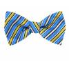 Self Tie Bow Tie Yellow Self Tie