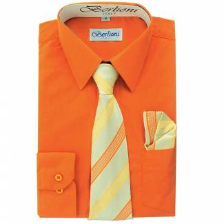 Orange Dress Shirt 
