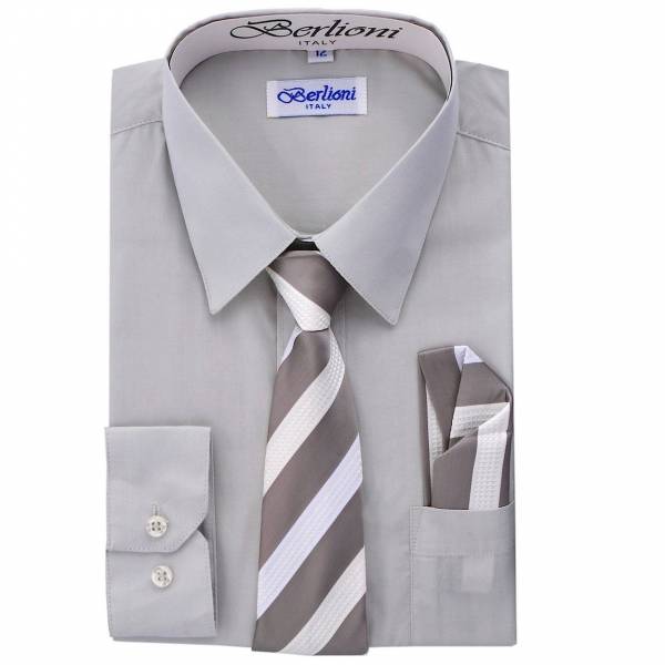 Silver Dress Shirt 