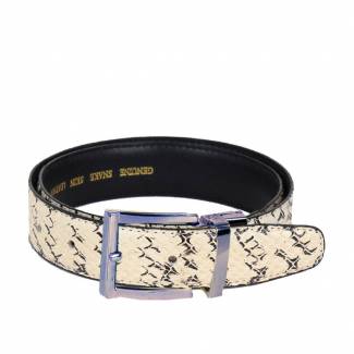 Python Skin Belt Mens