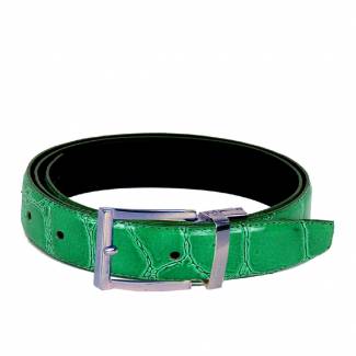 Alligator Skin Belt Mens