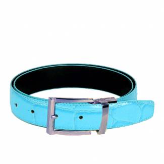 Alligator Skin Belt Mens