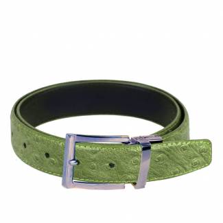 Ostrich Skin Belts Mens