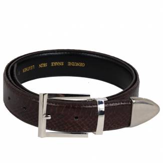 Snake Skin Belt Mens