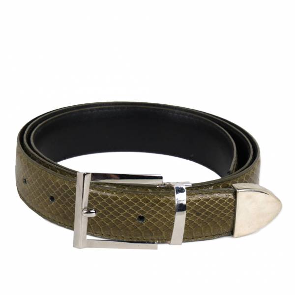 Snake Skin Belt Mens