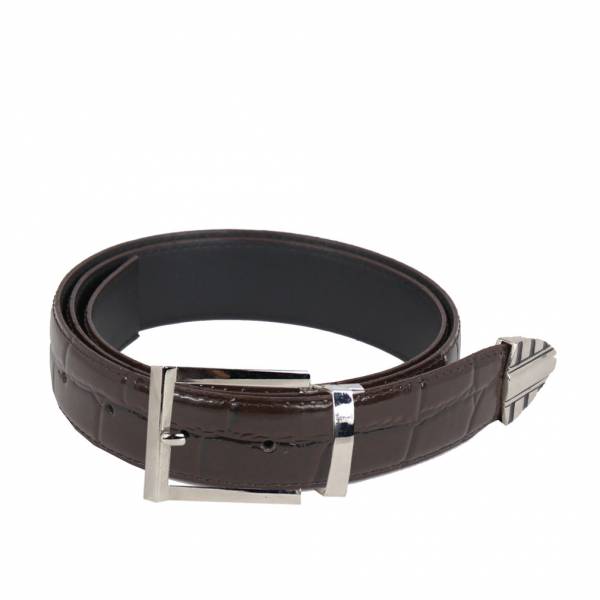 Alligator Skin Belt Mens