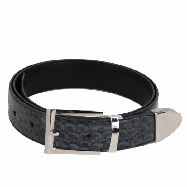 Crocodile Skin Belt Mens