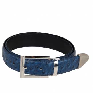 Ostrich Skin Belts Mens