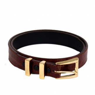 Alligator Skin Belt Mens