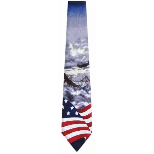 USA Flag Tie Flag Ties