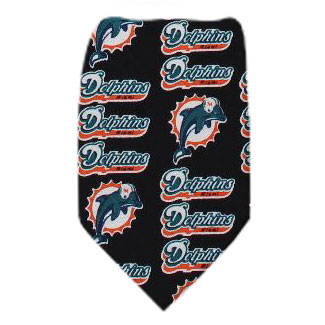 Dolphins Necktie NFL