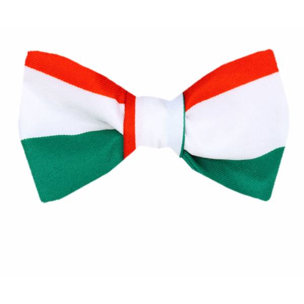 Italian Flag Self Tie Bow Tie Self Tie