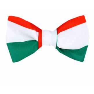 Italian Flag Pre Tied Bow Tie Pre Tied