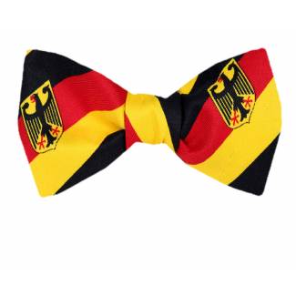 German Flag Pre Tied Bow Tie Pre Tied