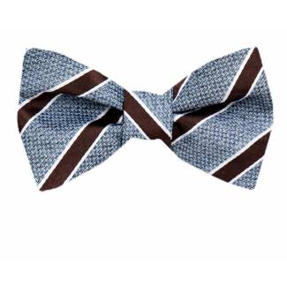 Silk Self Tie Bow Tie Bow Ties - Self Tie