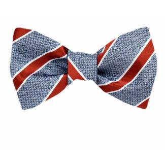 Silk Self Tie Bow Tie Bow Ties - Self Tie