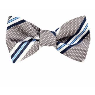 Silk Self Tie Bow Tie Bow Ties - Self Tie