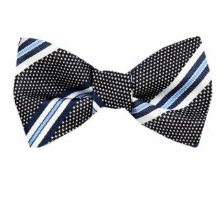 Silk Self Tie Bow Tie Bow Ties - Self Tie