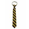 Mens College Stripe Zipper Tie Regular Length Zipper Tie