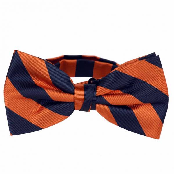 Pre Tied Striped Bow Tie Pre Tied