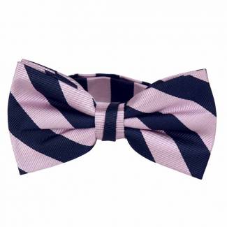 Pre Tied Striped Bow Tie Pre Tied