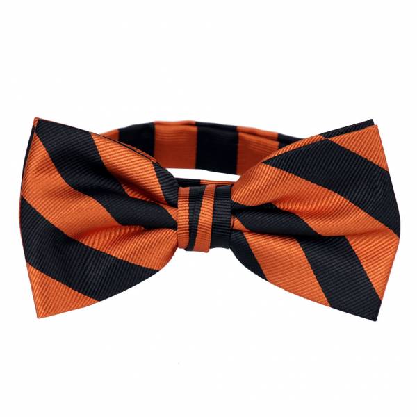 Pre Tied Striped Bow Tie Pre Tied