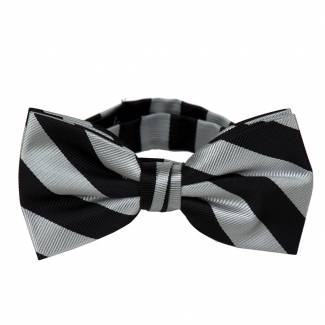 Pre Tied Striped Bow Tie Pre Tied