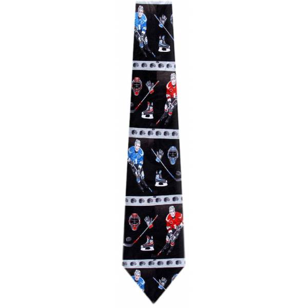 Hockey Player Tie Sports Ties