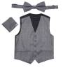 Plaid Vest Bow Tie & Hanky Vest Bow Tie & Hanky
