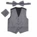 Plaid Vest Bow Tie & Hanky Vest Bow Tie & Hanky
