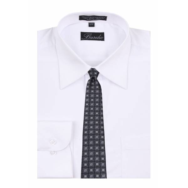 Shirt & Tie Set Mens Shirt & Tie