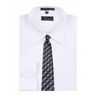 Shirt & Tie Set Mens Shirt & Tie