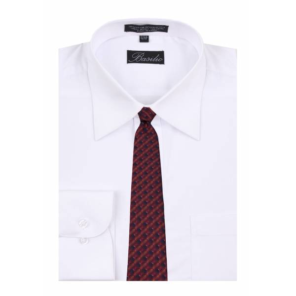 Shirt & Tie Set Mens Shirt & Tie