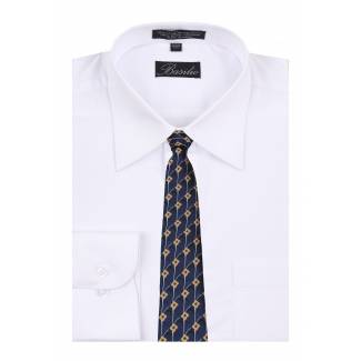 Shirt & Tie Set Mens Shirt & Tie