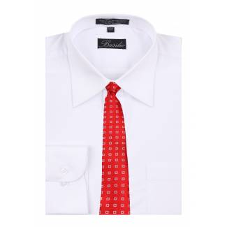 Shirt & Tie Set Mens Shirt & Tie