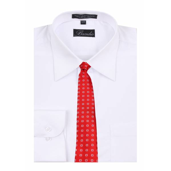 Shirt & Tie Set Mens Shirt & Tie