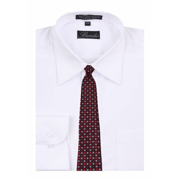 Shirt & Tie Set Mens Shirt & Tie