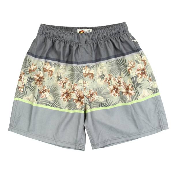 Hawaiian Print Swim Trunks Swim Shorts