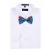 Self Tie Bow Tie Blue Self Tie