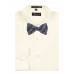 Self Tie Bow Tie Gray Self Tie