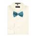 Self Tie Bow Tie Blue Self Tie