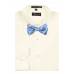 Self Tie Bow Tie Blue Self Tie