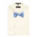 Self Tie Bow Tie Blue Self Tie