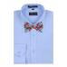 Self Tie Bow Tie Blue Self Tie