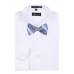 Self Tie Bow Tie Blue Self Tie